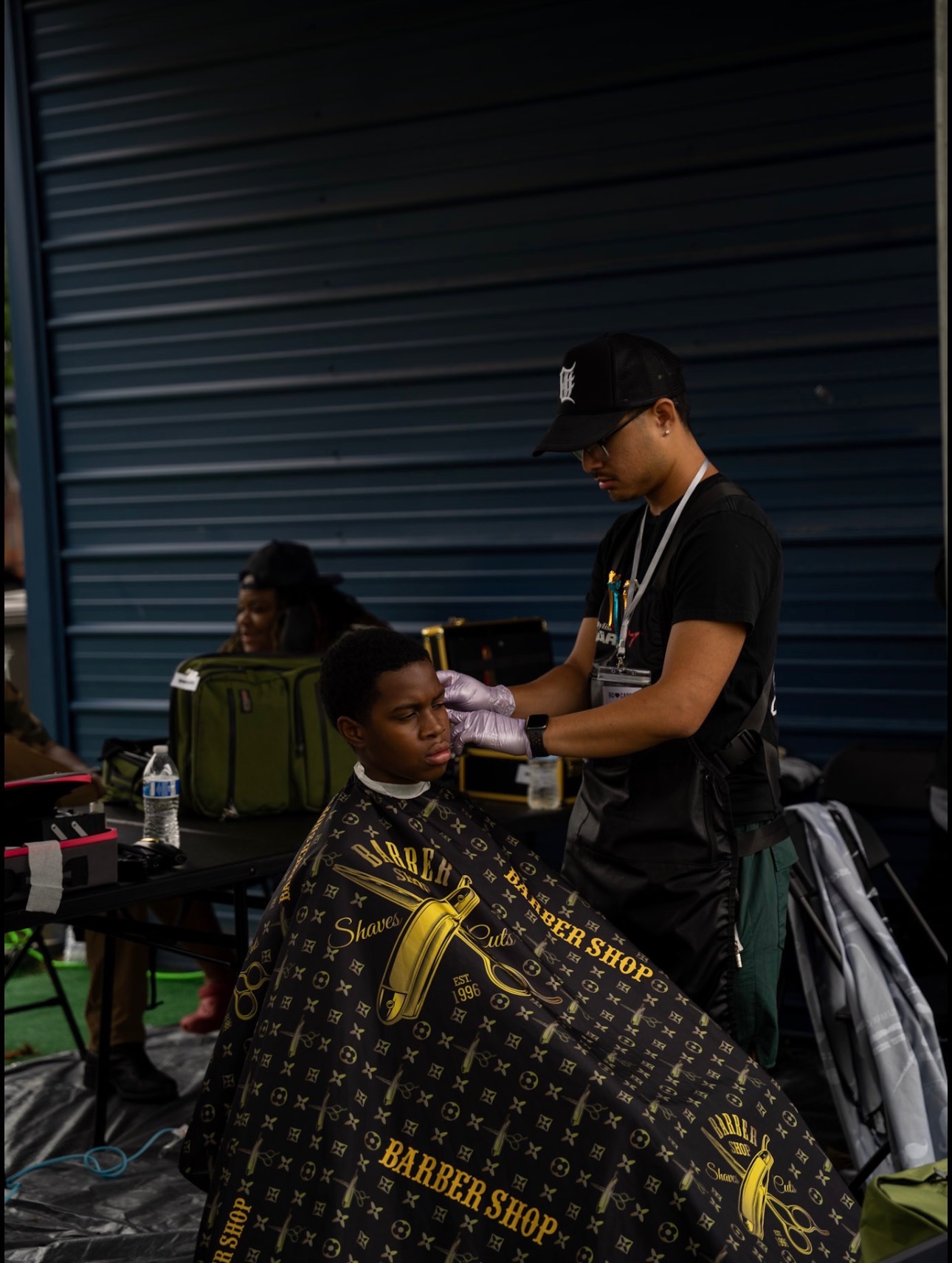 Detailed lineup at free cuts event